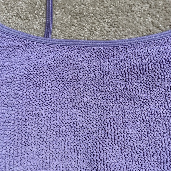 Hunza G Pamela Lilac One Piece Swimsuit - Picture 5 of 5